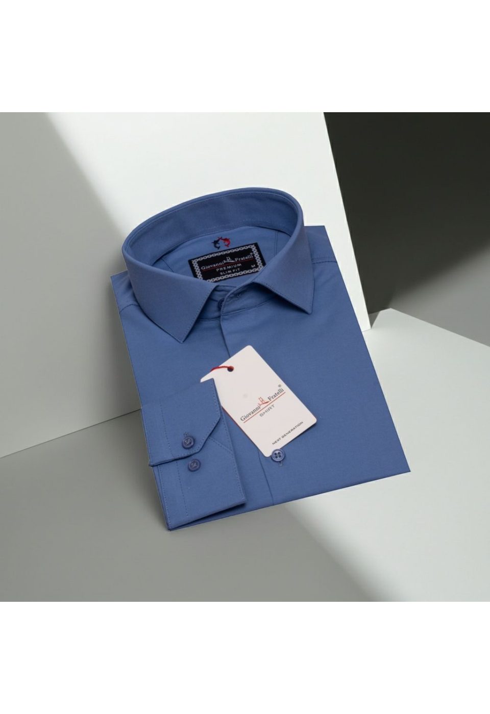 1171 CR OXFORD 004 Slim Fit Uzun Kol Düz Renk Oxford Erkek Gömlek 3GMK321171004 - Giovanni Fratelli