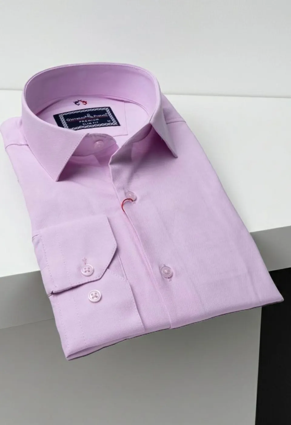 Slim Fit Uzun Kol Düz Renk Oxford Erkek Gömlek 3GMK321171006 - Giovanni Fratelli