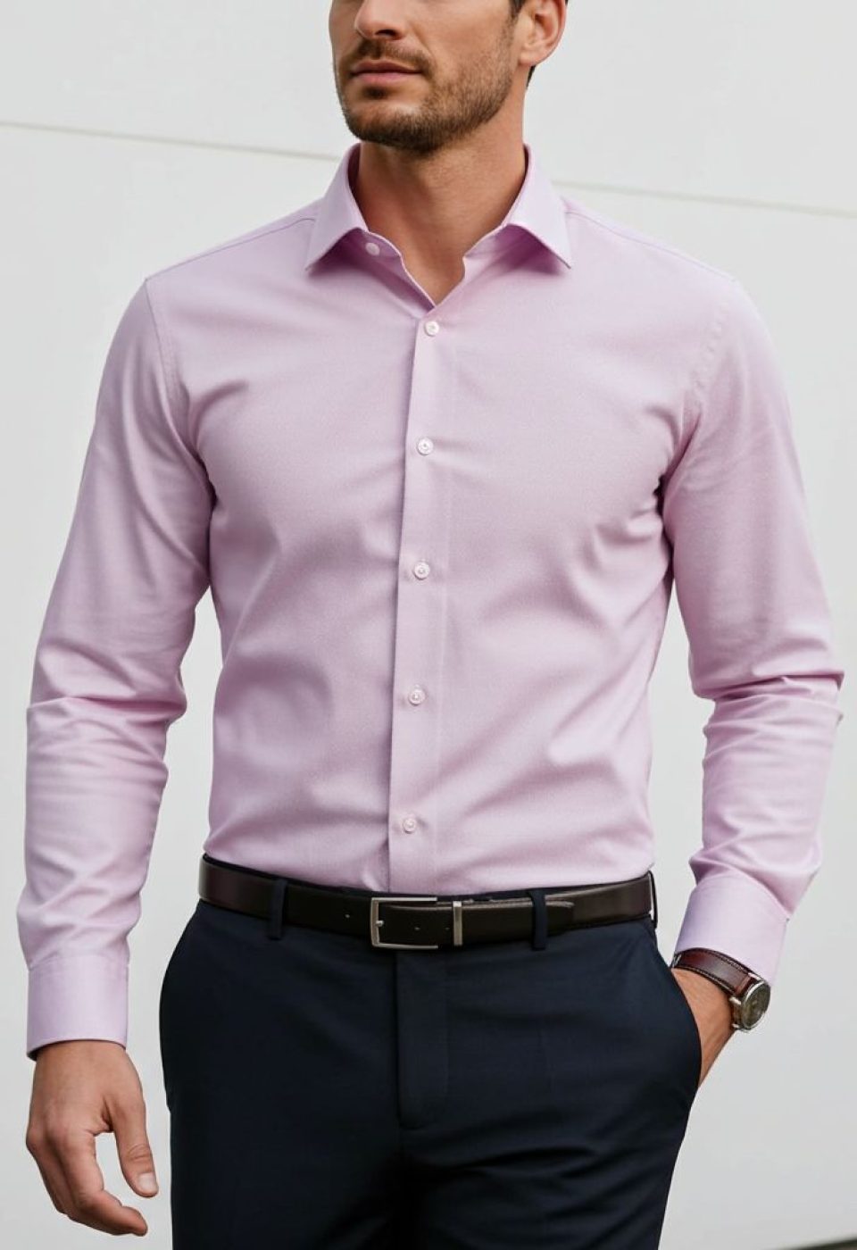 Slim Fit Uzun Kol Düz Renk Oxford Erkek Gömlek 3GMK321171006 Slim Fit Uzun Kol Düz Renk Oxford Erkek Gömlek 3GMK321171006