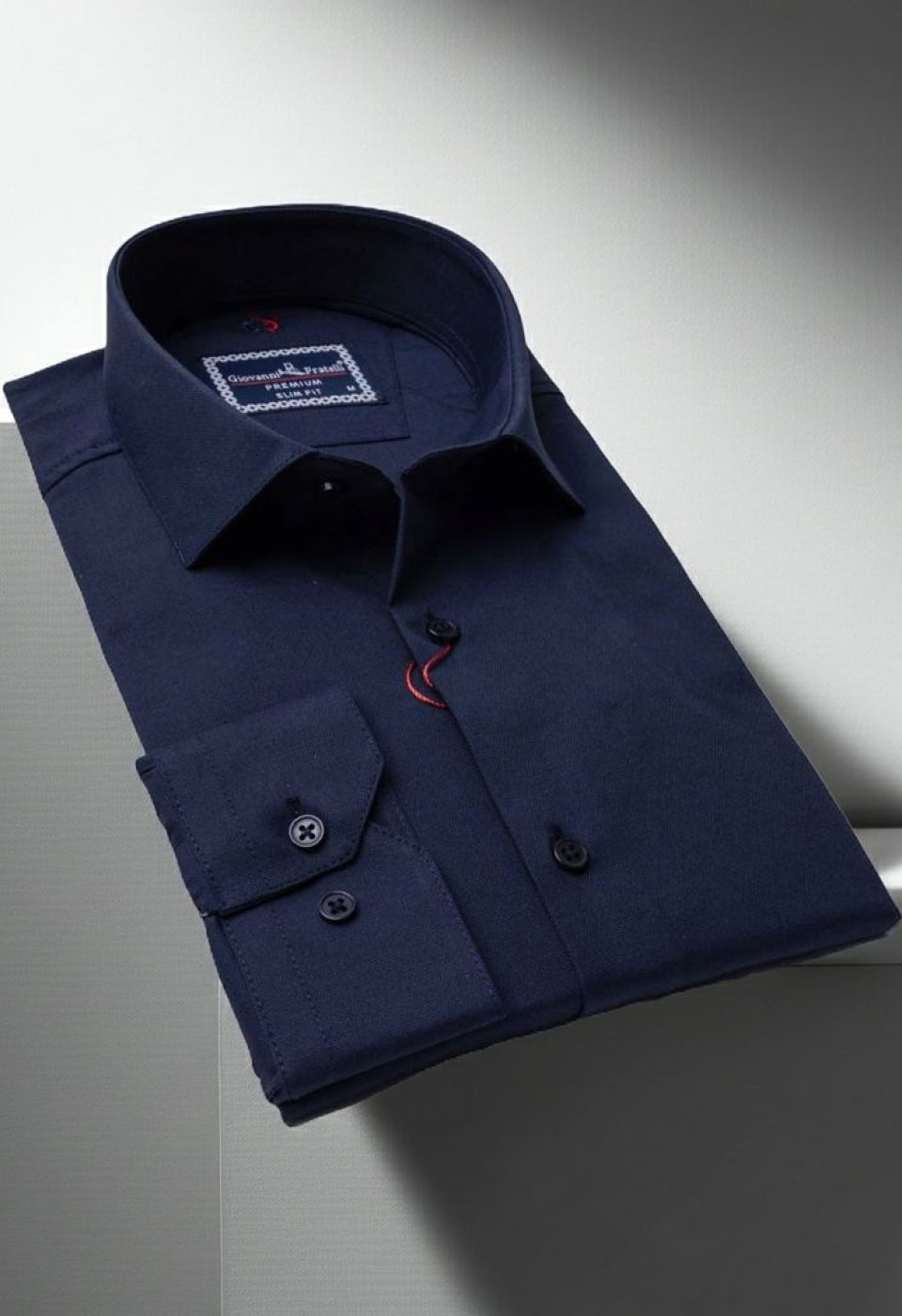 Slim Fit Uzun Kol Düz Renk Oxford Erkek Gömlek 3GMK321171007 - Giovanni Fratelli