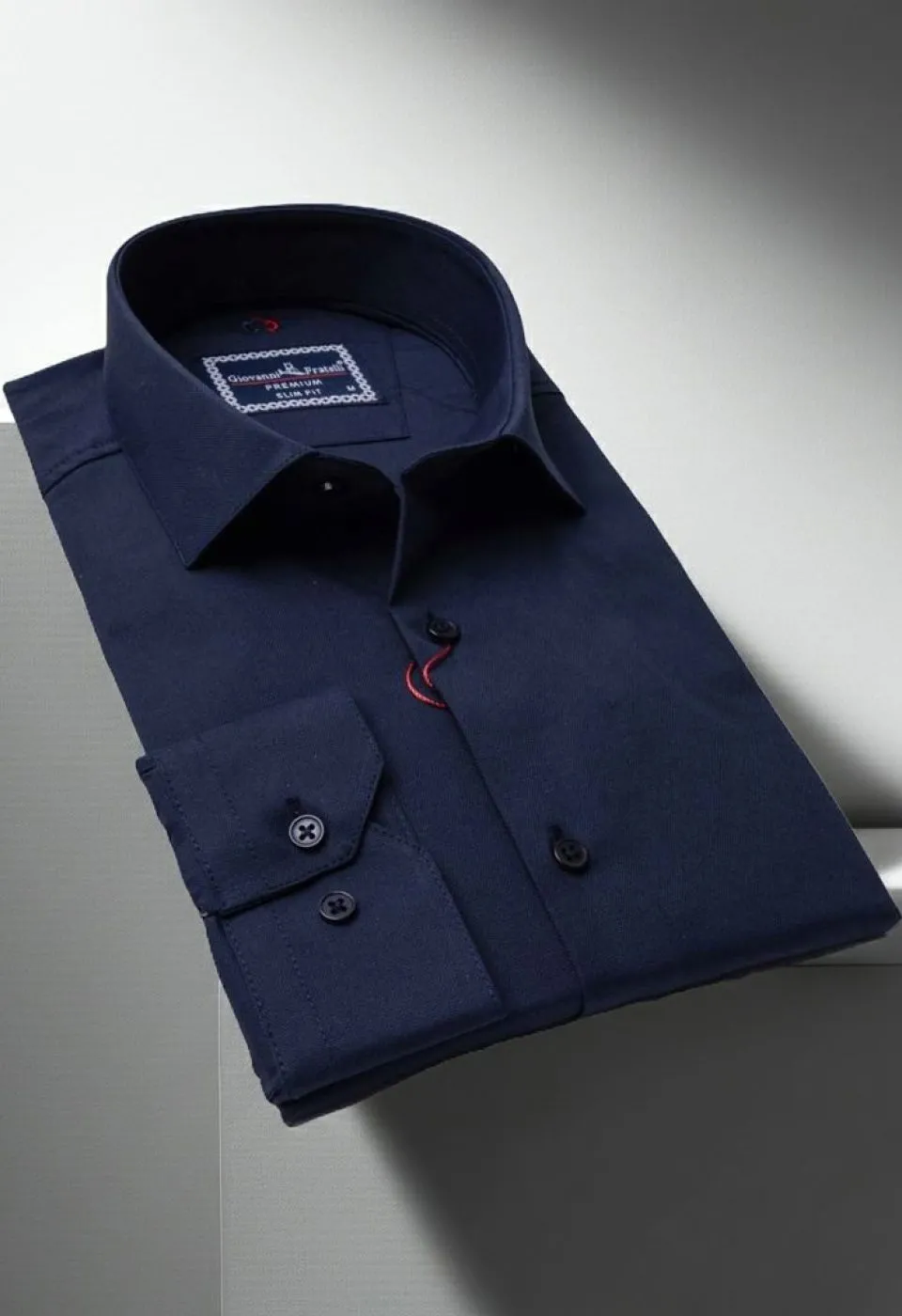 Slim Fit Uzun Kol Düz Renk Oxford Erkek Gömlek 3GMK321171007 - Giovanni Fratelli