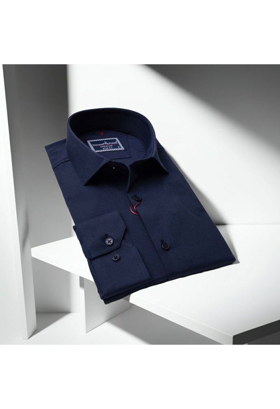 Slim Fit Uzun Kol Düz Renk Oxford Erkek Gömlek 3GMK321171007 - Giovanni Fratelli
