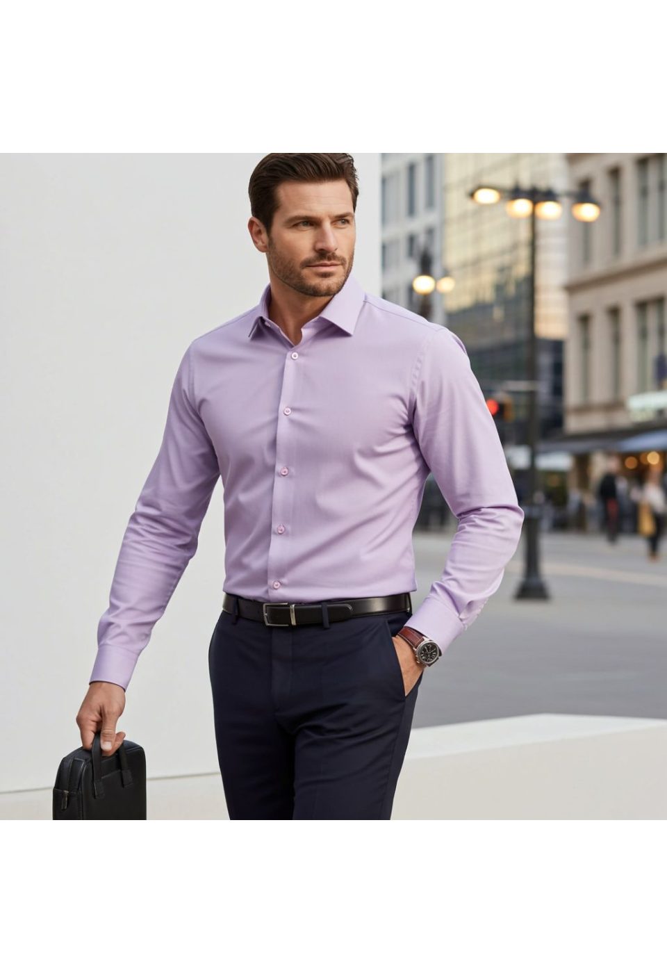 Slim Fit Uzun Kol Düz Renk Oxford Erkek Gömlek 3GMK321171010 - Giovanni Fratelli