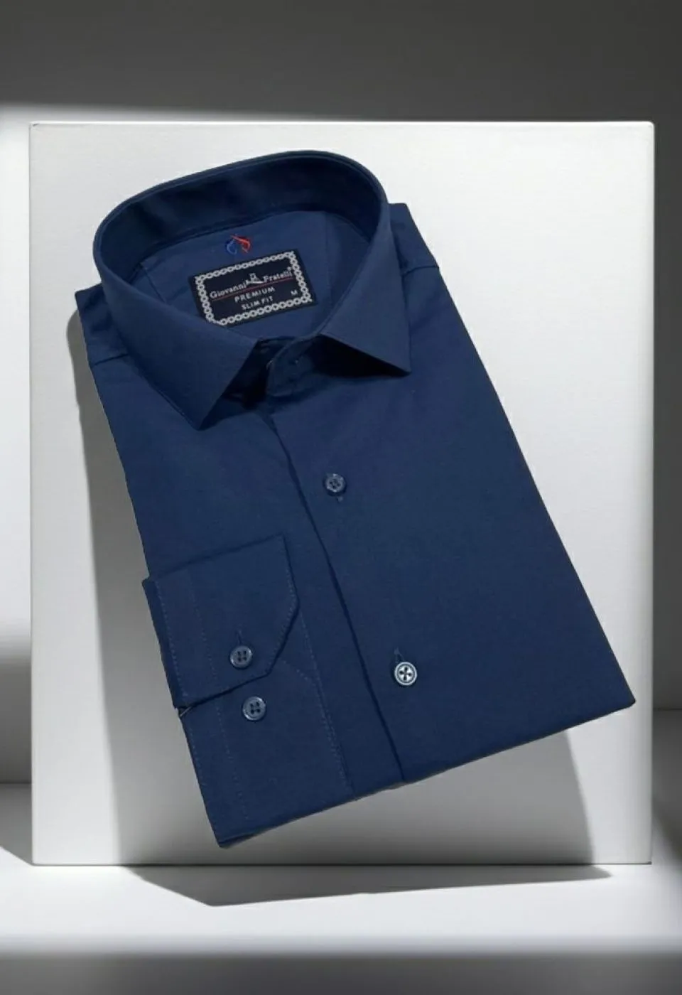 Slim Fit Uzun Kol Düz Renk Oxford Erkek Gömlek 3GMK321171011