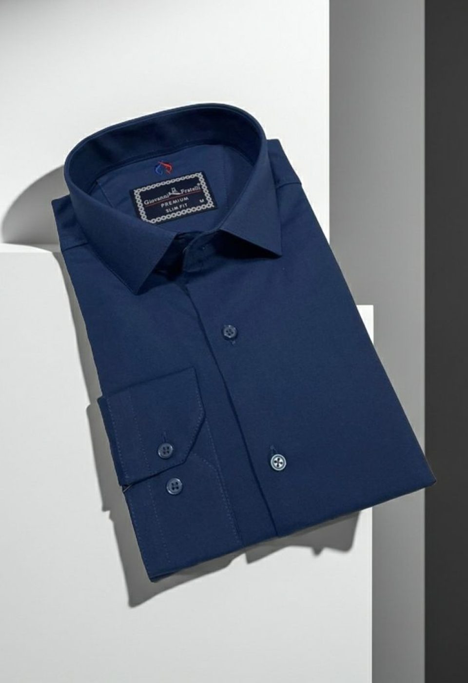 Slim Fit Uzun Kol Düz Renk Oxford Erkek Gömlek 3GMK321171011 - Giovanni Fratelli