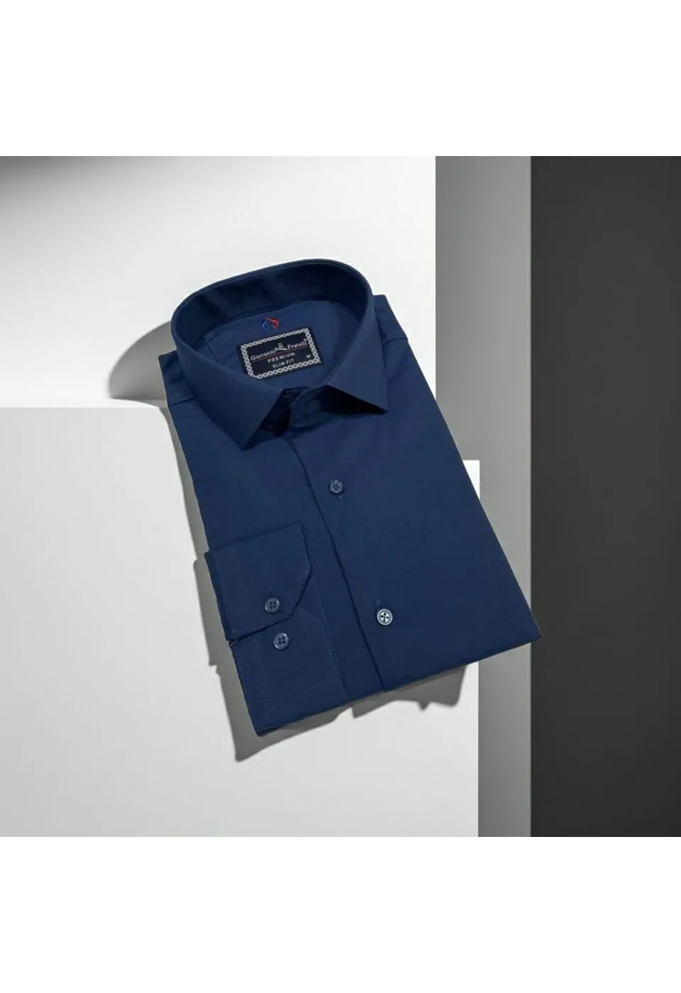 Slim Fit Uzun Kol Düz Renk Oxford Erkek Gömlek 3GMK321171011 - Giovanni Fratelli