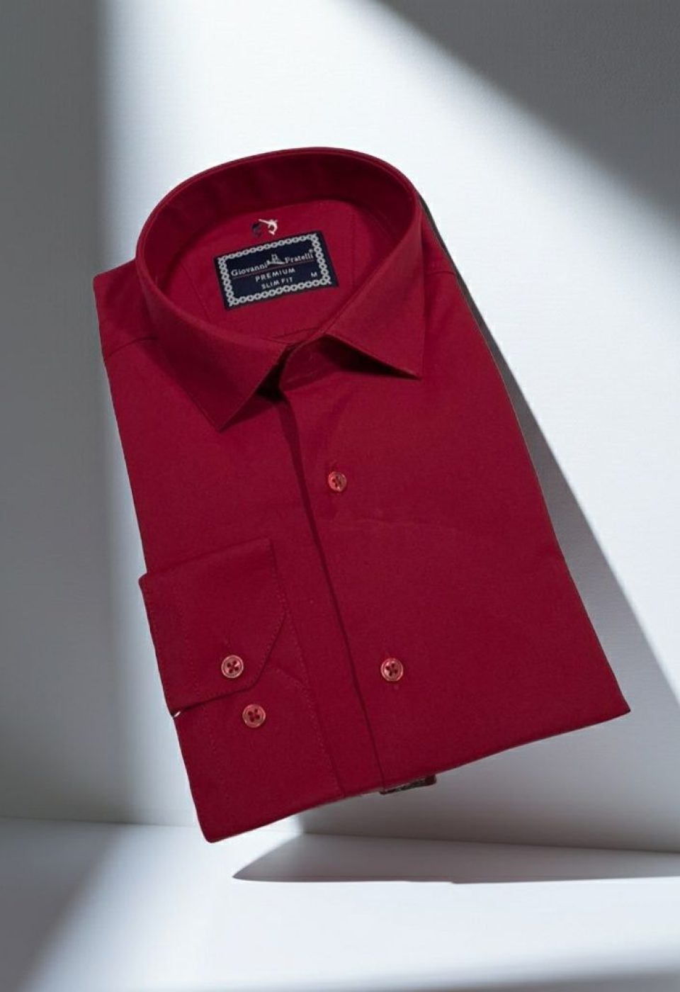 Slim Fit Uzun Kol Düz Renk Oxford Erkek Gömlek 3GMK321171012 - Giovanni Fratelli