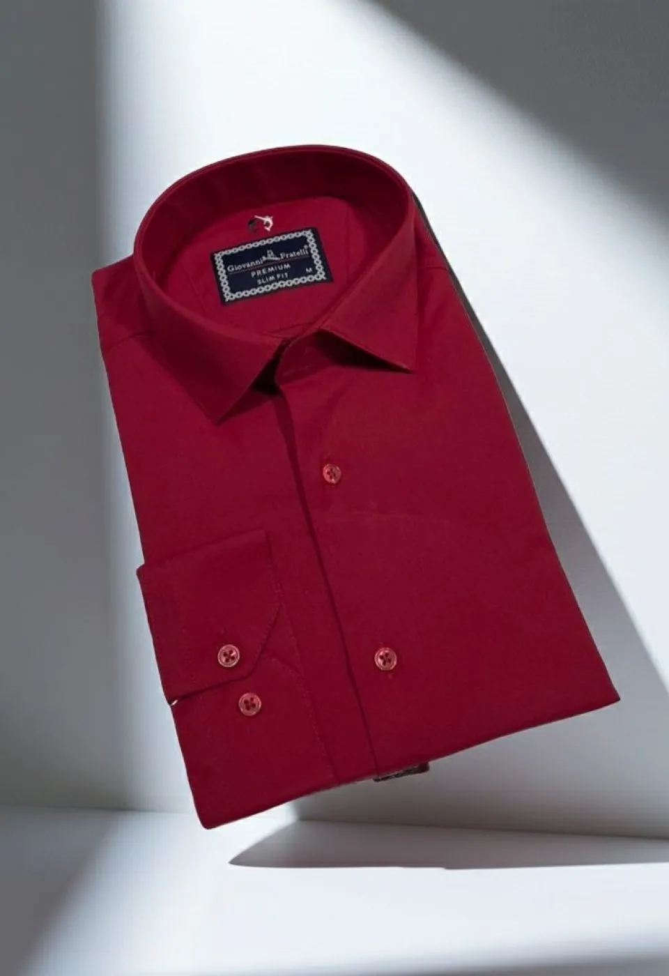 Slim Fit Uzun Kol Düz Renk Oxford Erkek Gömlek 3GMK321171012 - Giovanni Fratelli