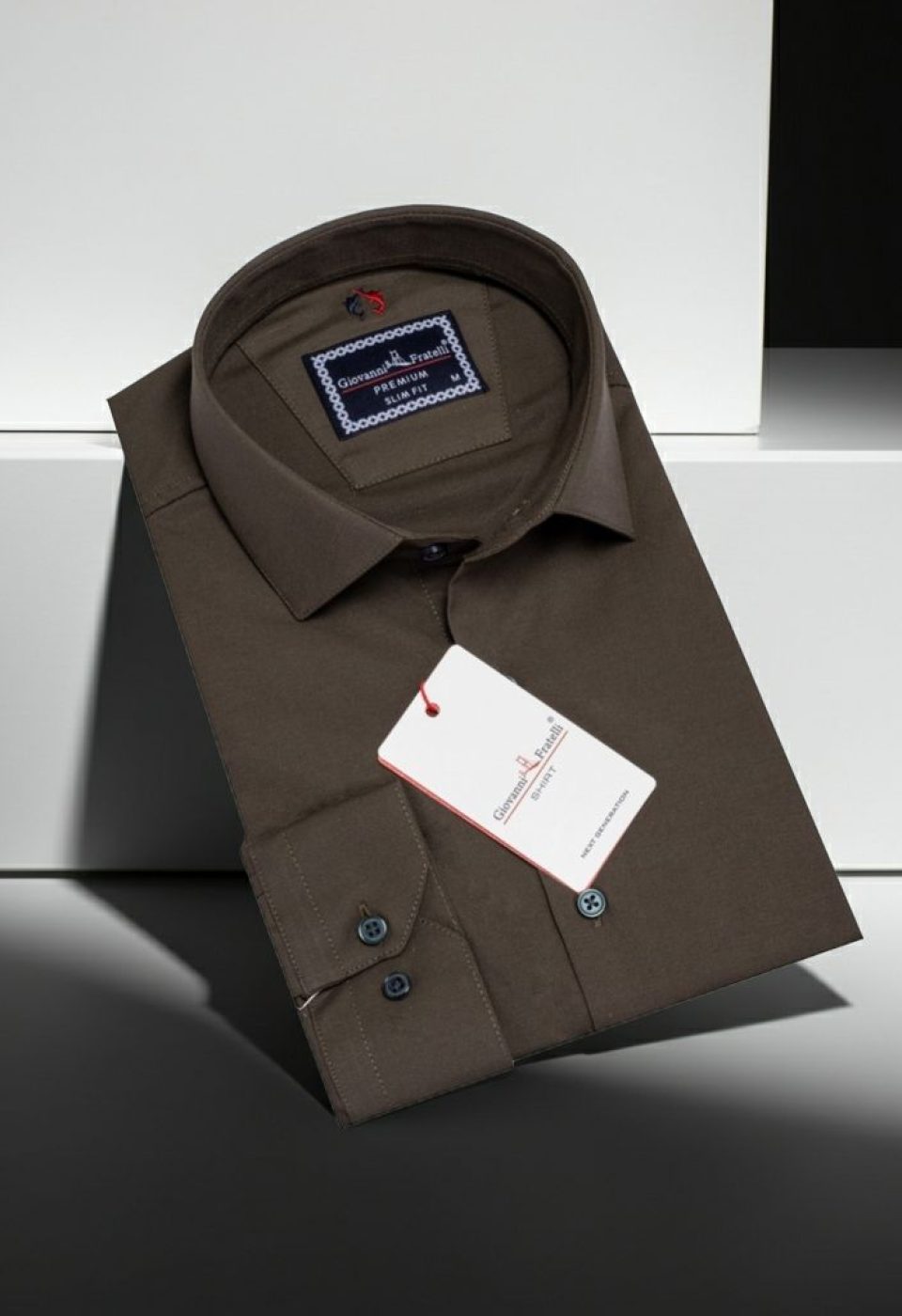 Slim Fit Uzun Kol Düz Renk Oxford Erkek Gömlek 3GMK321171013