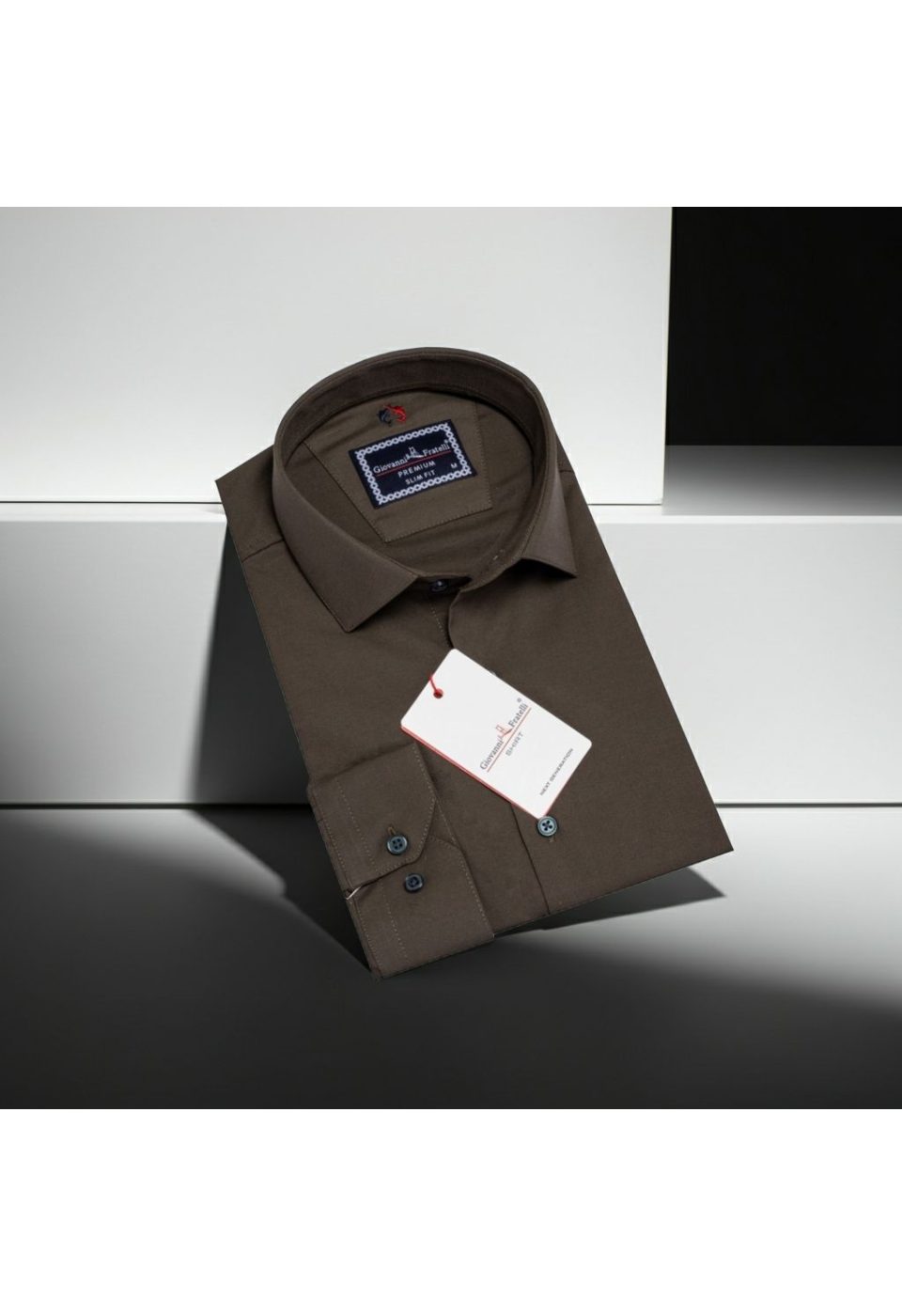 Slim Fit Uzun Kol Düz Renk Oxford Erkek Gömlek 3GMK321171013 - Giovanni Fratelli