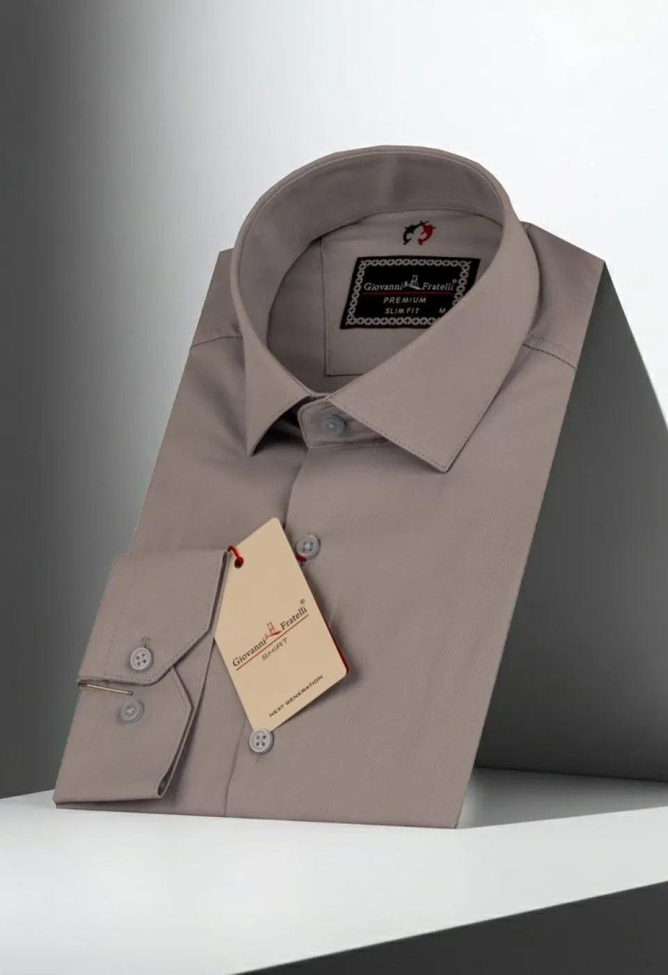 Slim Fit Uzun Kol Düz Renk Oxford Erkek Gömlek 3GMK321171014
