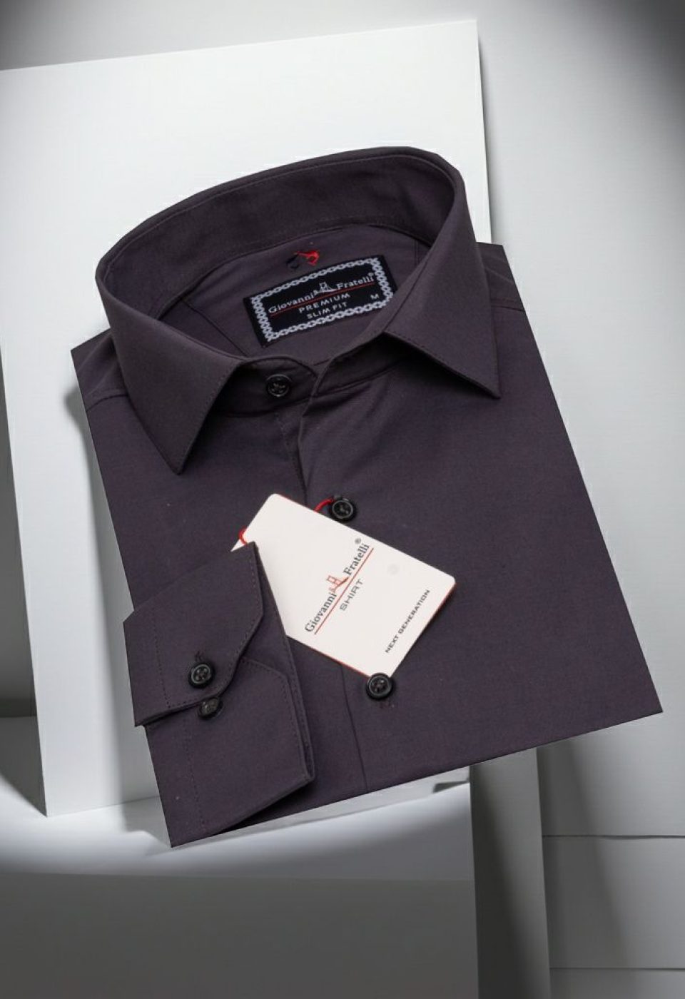 Slim Fit Uzun Kol Düz Renk Oxford Erkek Gömlek 3GMK321171015 - Giovanni Fratelli