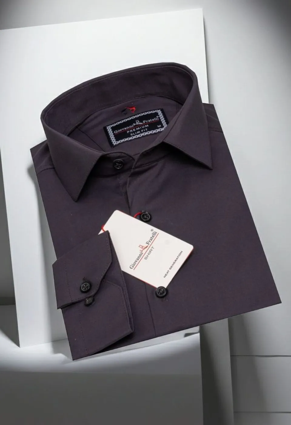 Slim Fit Uzun Kol Düz Renk Oxford Erkek Gömlek 3GMK321171015 - Giovanni Fratelli