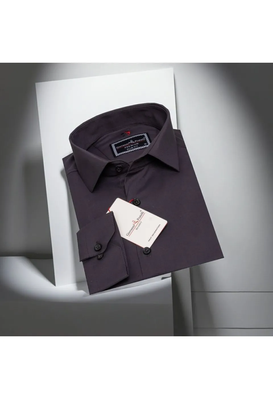 Slim Fit Uzun Kol Düz Renk Oxford Erkek Gömlek 3GMK321171015 - Giovanni Fratelli