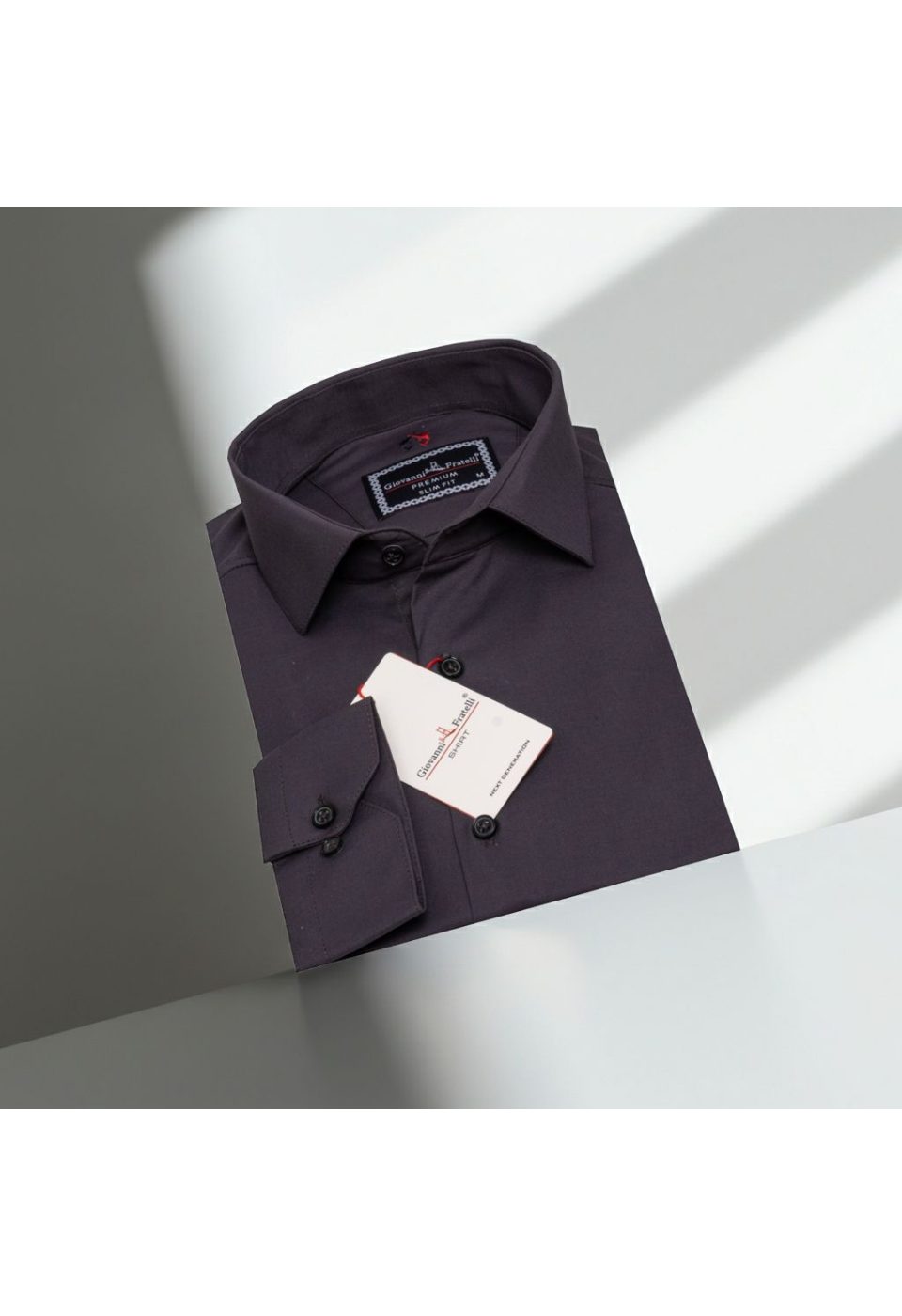 Slim Fit Uzun Kol Düz Renk Oxford Erkek Gömlek 3GMK321171015 - Giovanni Fratelli