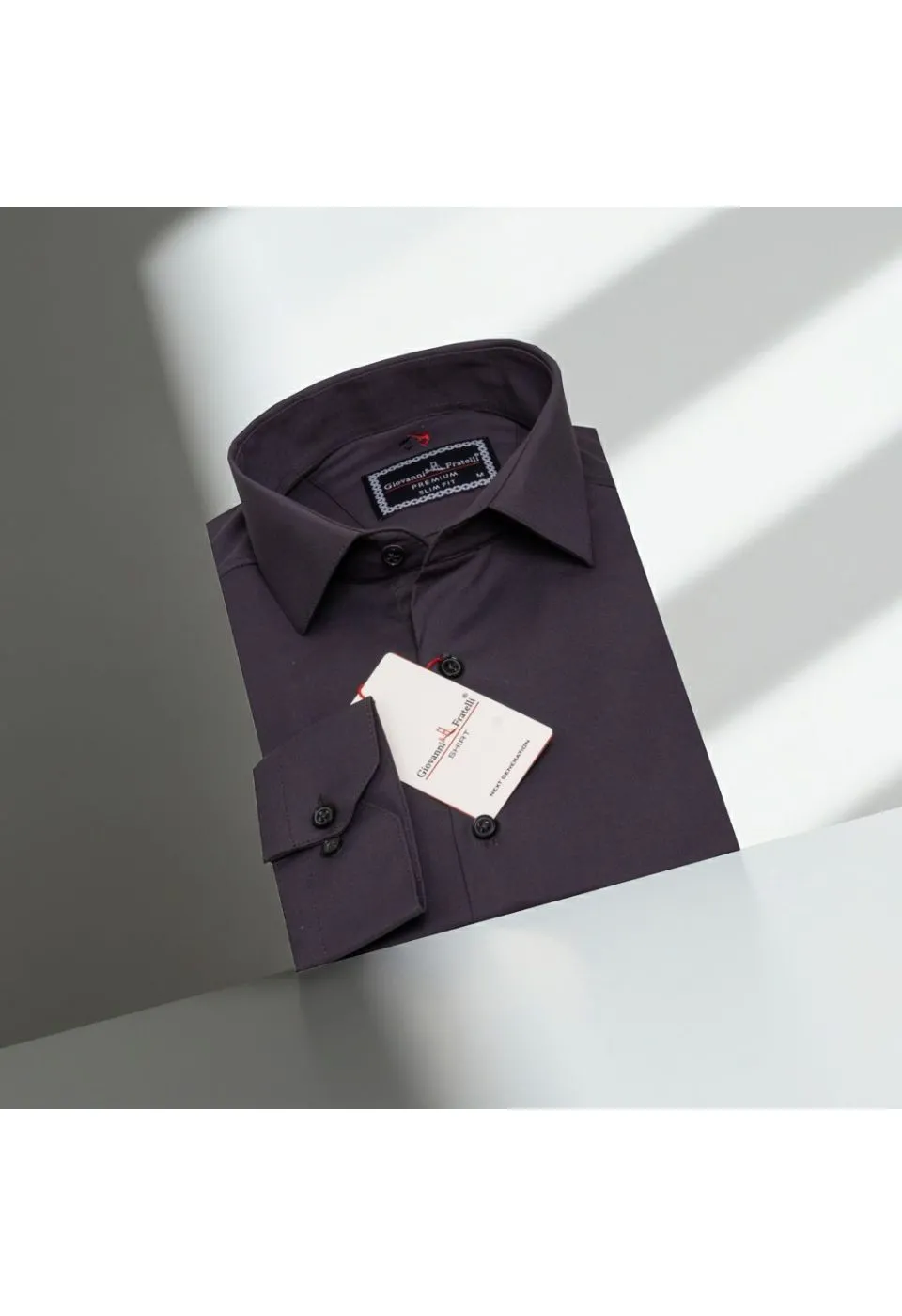 Slim Fit Uzun Kol Düz Renk Oxford Erkek Gömlek 3GMK321171015 - Giovanni Fratelli