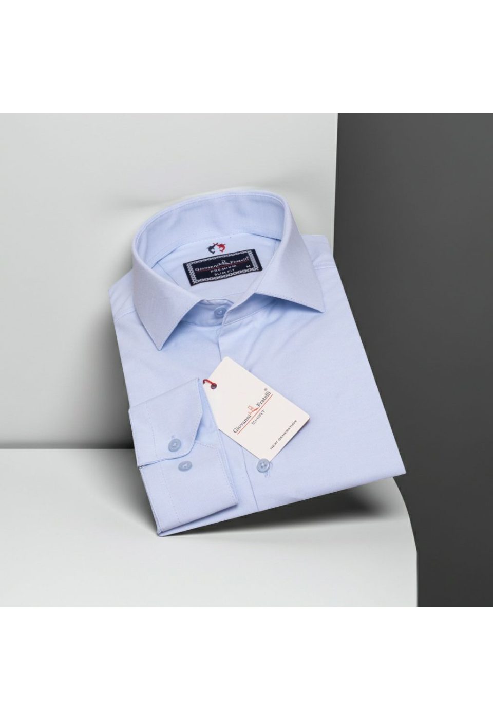 Slim Fit Uzun Kol Düz Renk Oxford Erkek Gömlek 3GMK321171016 - Giovanni Fratelli