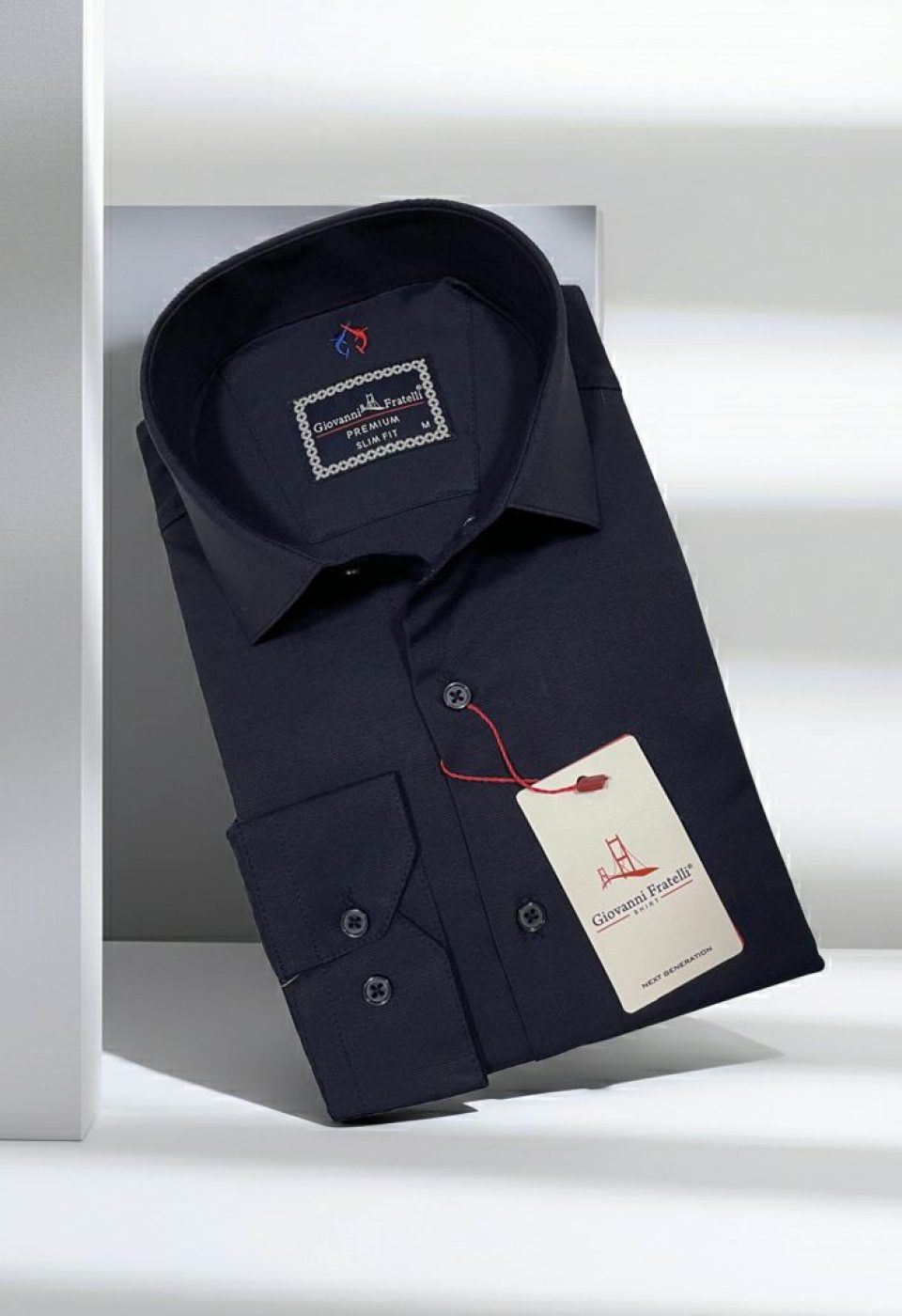 Slim Fit Uzun Kol Düz Renk Oxford Erkek Gömlek 3GMK321171017 - Giovanni Fratelli