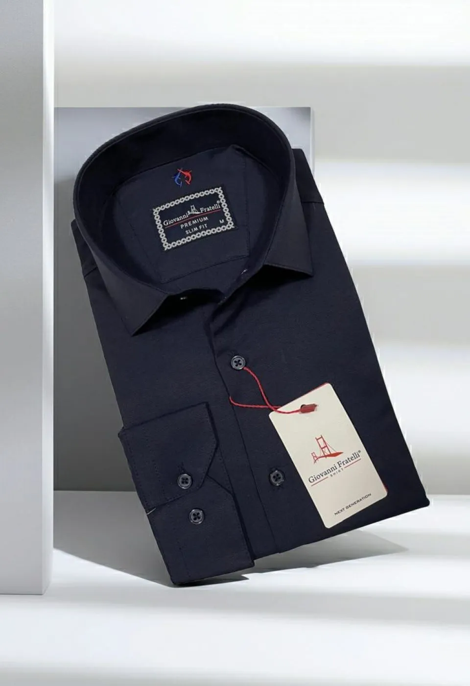 Slim Fit Uzun Kol Düz Renk Oxford Erkek Gömlek 3GMK321171017 - Giovanni Fratelli