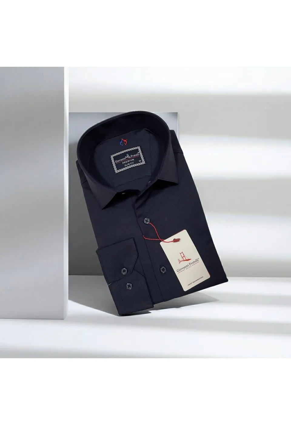 Slim Fit Uzun Kol Düz Renk Oxford Erkek Gömlek 3GMK321171017 - Giovanni Fratelli