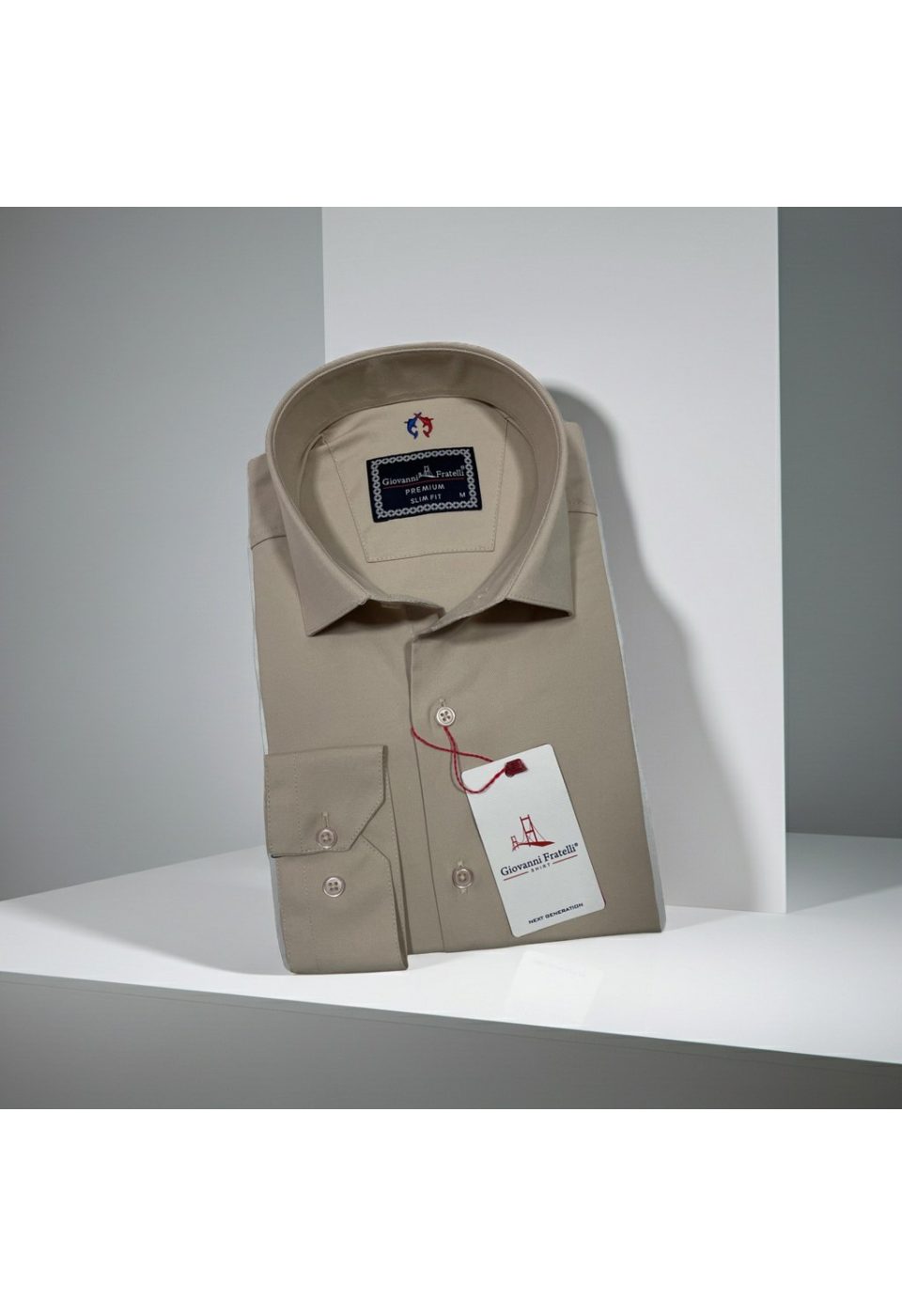 Slim Fit Uzun Kol Düz Renk Oxford Erkek Gömlek 3GMK321171020 - Giovanni Fratelli