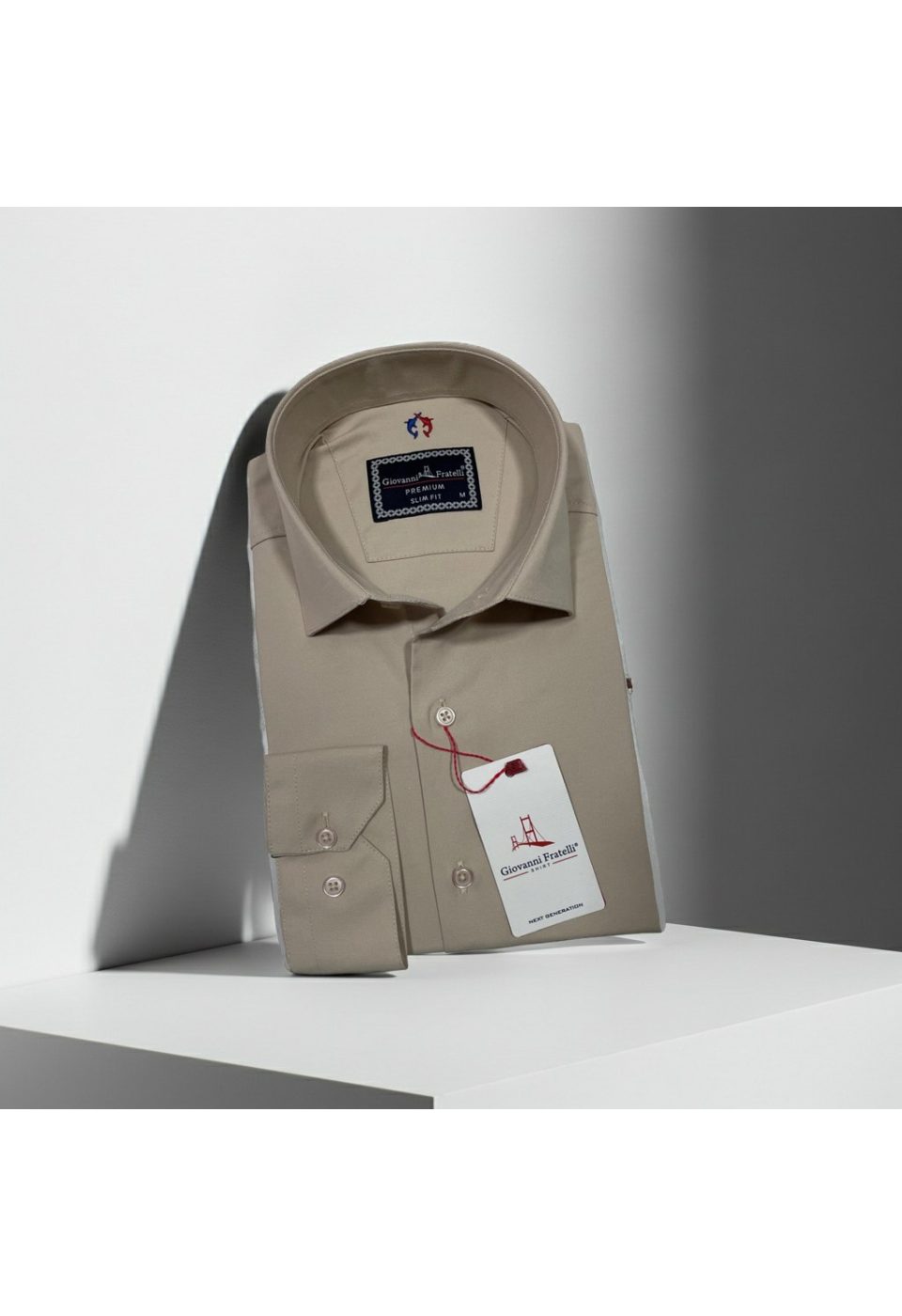 Slim Fit Uzun Kol Düz Renk Oxford Erkek Gömlek 3GMK321171020 - Giovanni Fratelli