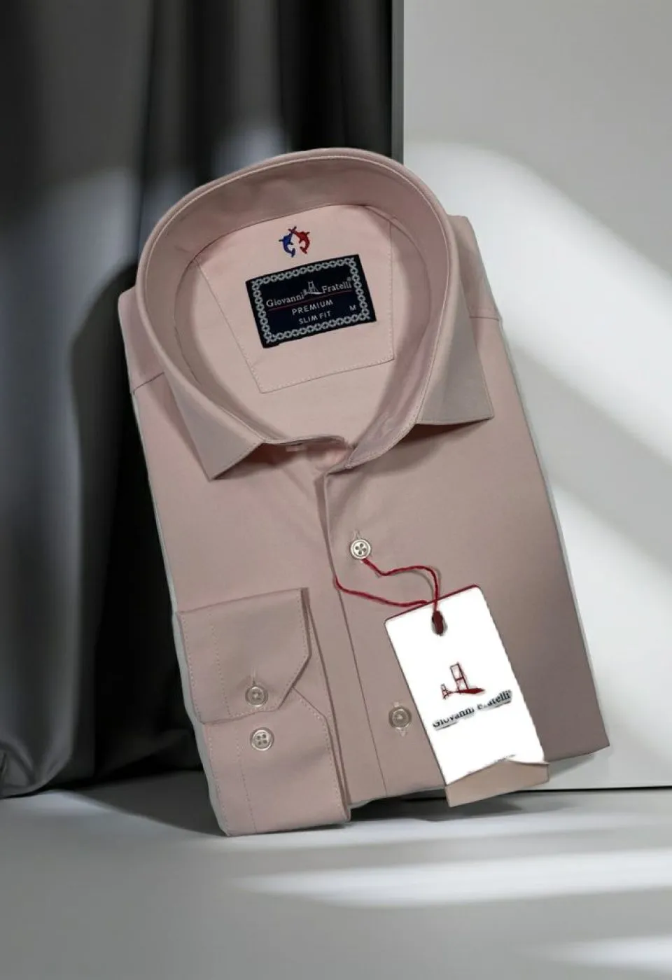 Slim Fit Uzun Kol Düz Renk Oxford Erkek Gömlek 3GMK321171021 - Giovanni Fratelli