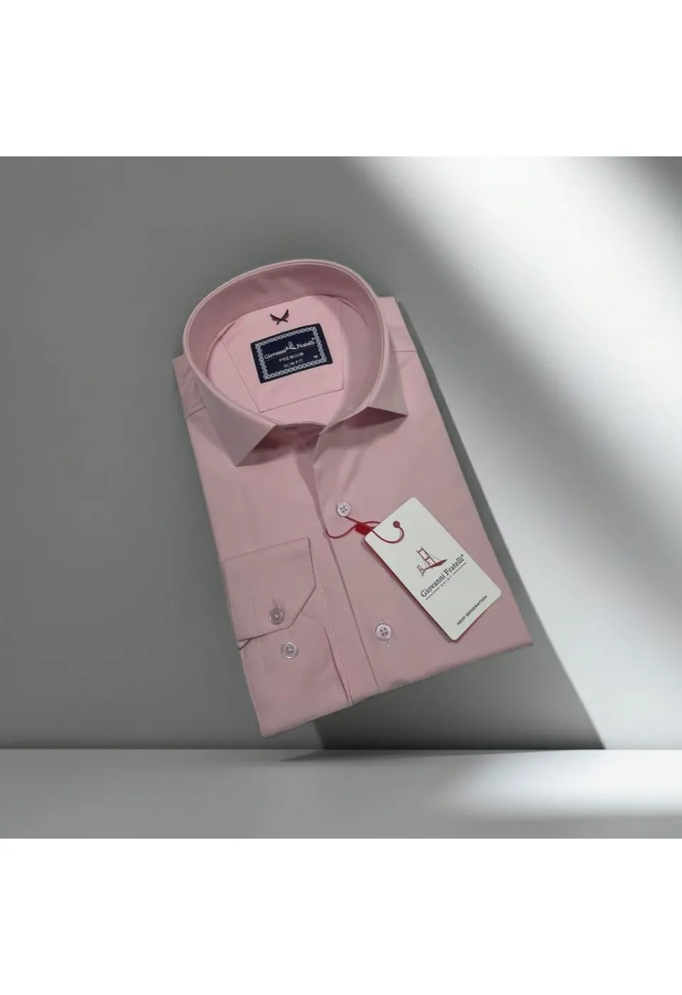 Slim Fit Uzun Kol Düz Renk Oxford Erkek Gömlek 3GMK321171023 - Giovanni Fratelli