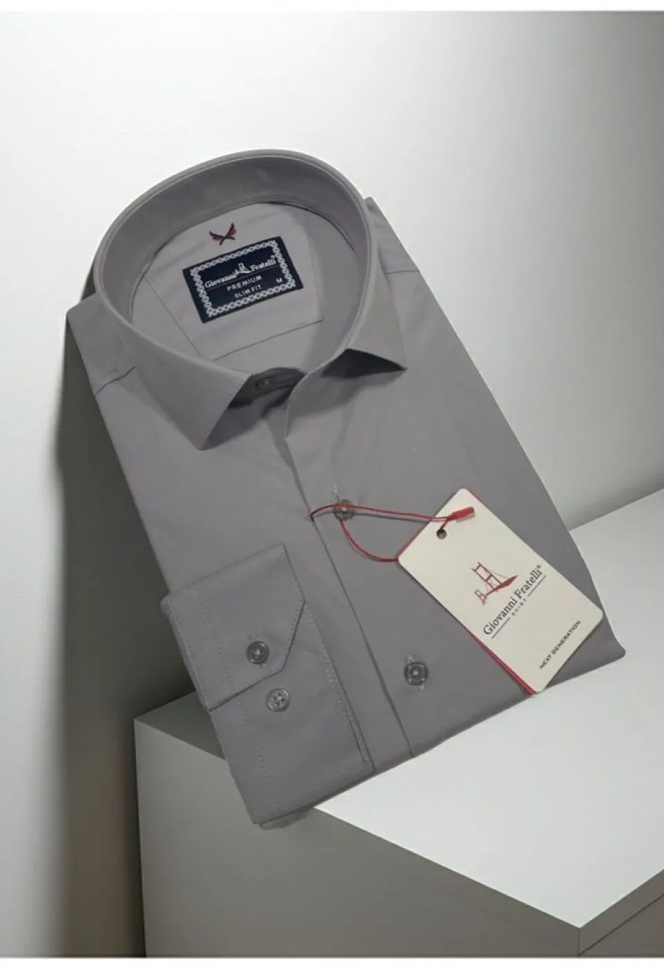 Slim Fit Uzun Kol Düz Renk Oxford Erkek Gömlek 3GMK321171024