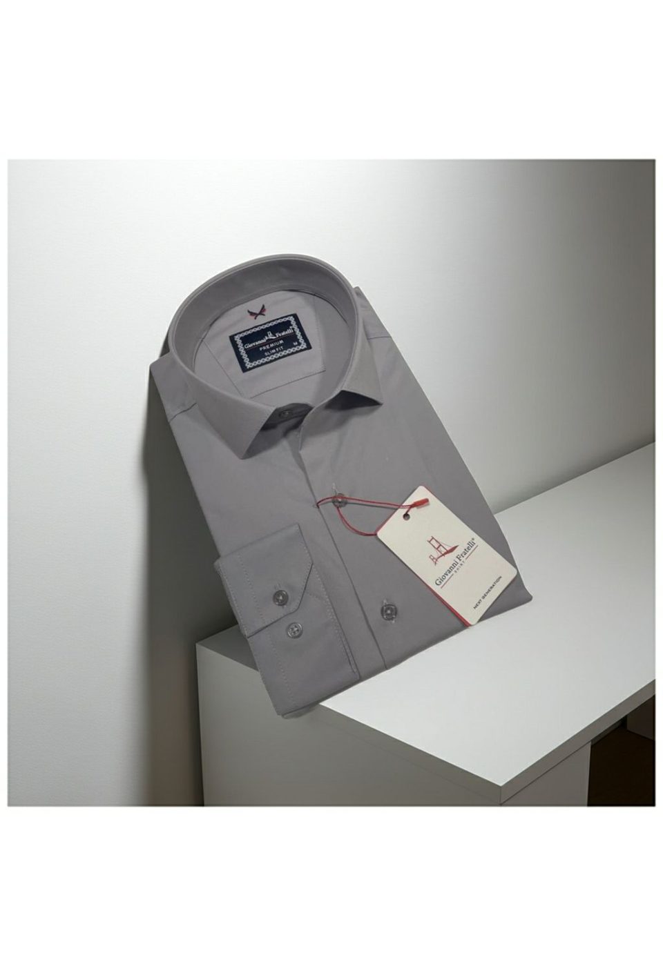Slim Fit Uzun Kol Düz Renk Oxford Erkek Gömlek 3GMK321171024 - Giovanni Fratelli