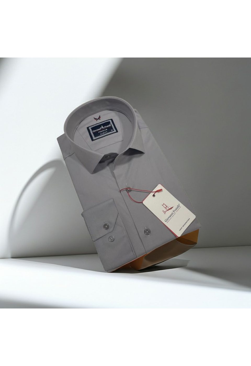 Slim Fit Uzun Kol Düz Renk Oxford Erkek Gömlek 3GMK321171024 - Giovanni Fratelli