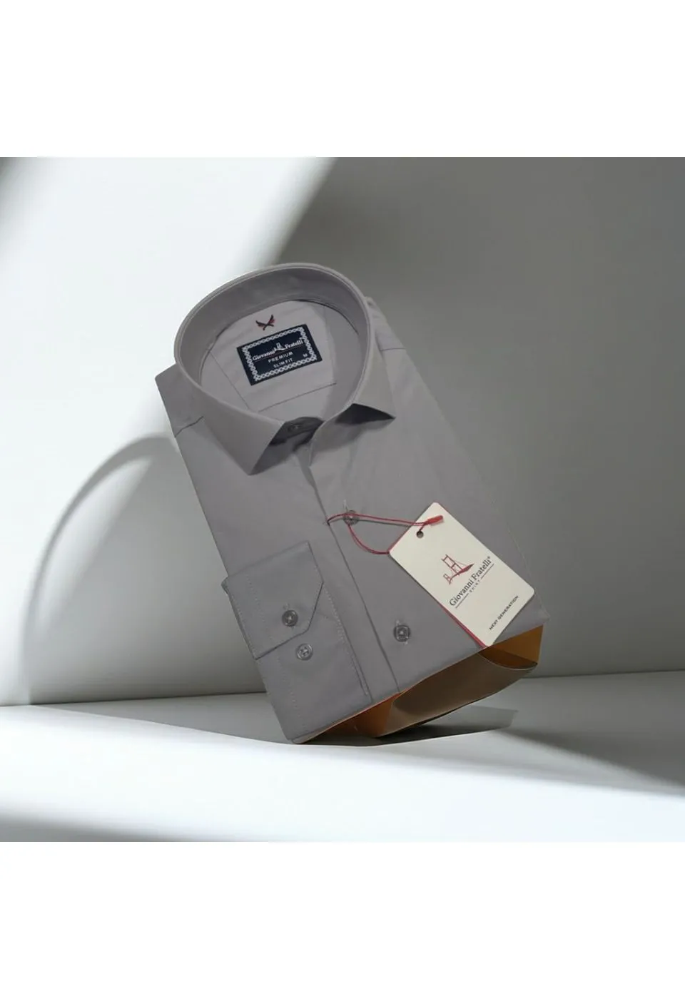 Slim Fit Uzun Kol Düz Renk Oxford Erkek Gömlek 3GMK321171024 - Giovanni Fratelli