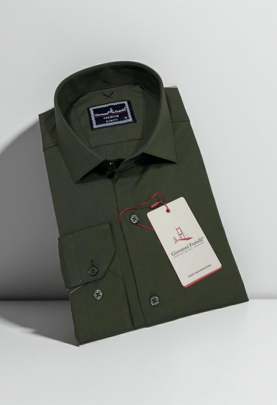 Slim Fit Uzun Kol Düz Renk Oxford Erkek Gömlek 3GMK321171027