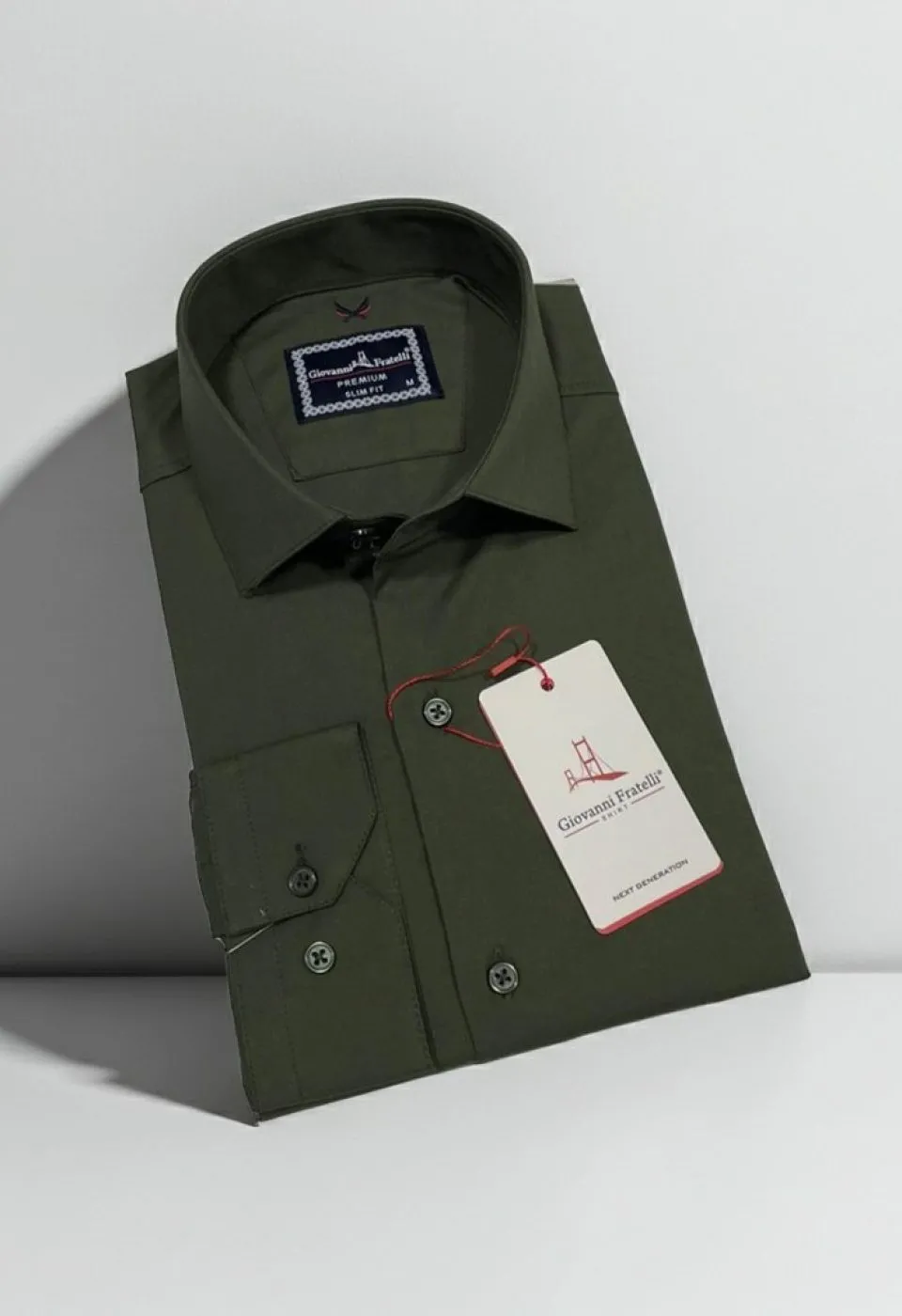 Slim Fit Uzun Kol Düz Renk Oxford Erkek Gömlek 3GMK321171027