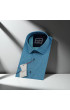 Slim Fit Kısa Kol Desenli Erkek Gömlek 3GMK311178005