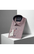 Slim Fit Kısa Kol Desenli Erkek Gömlek 3GMK311179003