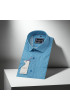 Slim Fit Kısa Kol Desenli Erkek Gömlek 3GMK311195002