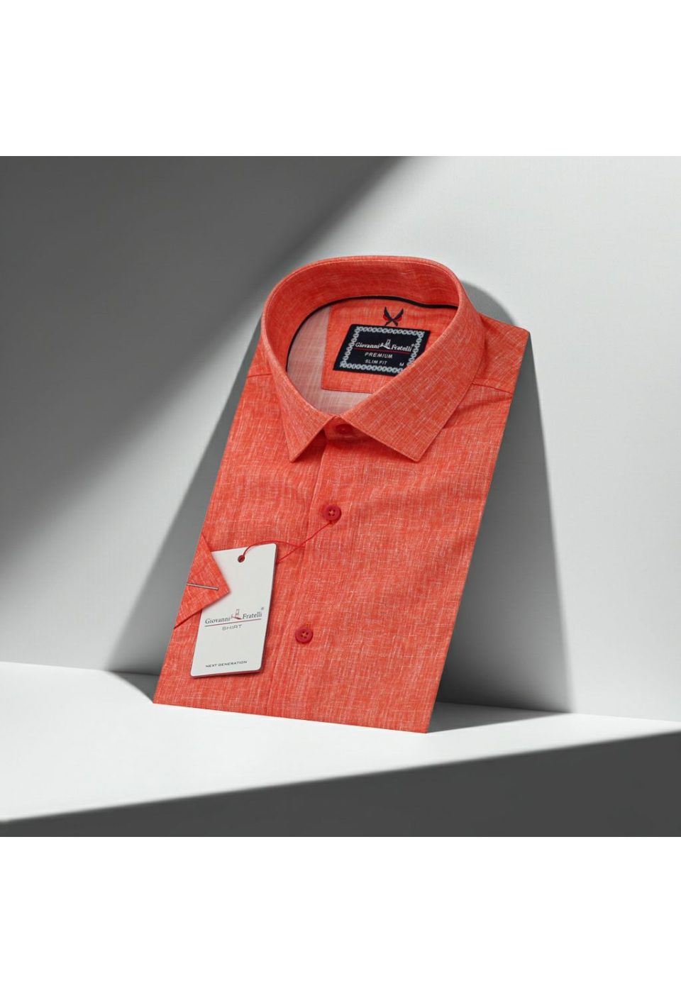 Slim Fit Kısa Kol Desenli Erkek Gömlek 3GMK311195004 - Giovanni Fratelli