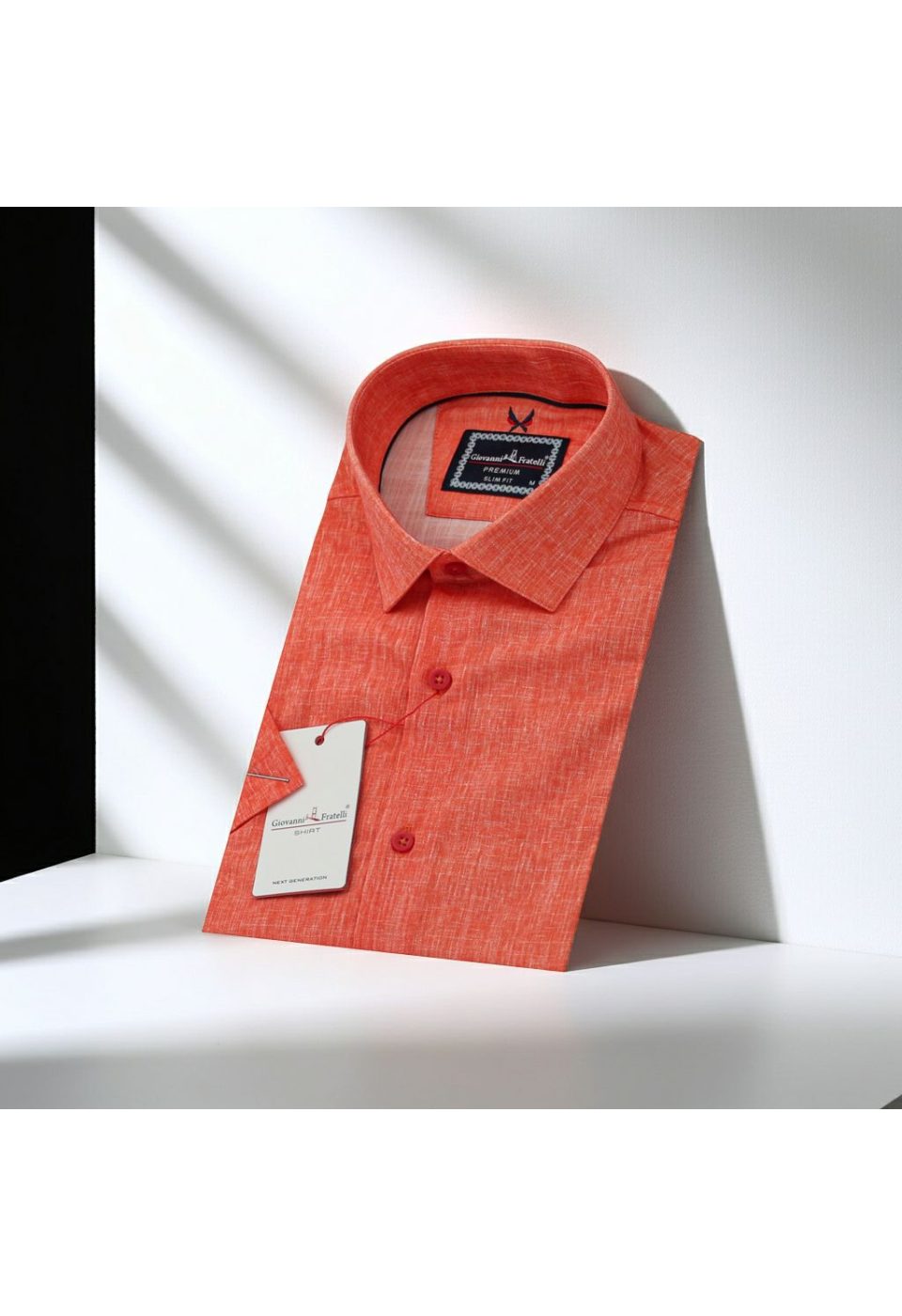 Slim Fit Kısa Kol Desenli Erkek Gömlek 3GMK311195004 - Giovanni Fratelli