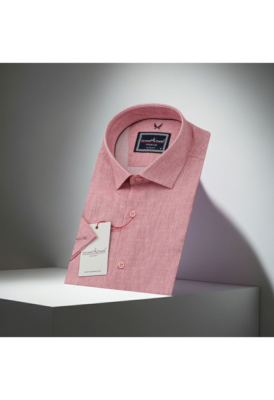 Slim Fit Kısa Kol Desenli Erkek Gömlek 3GMK311195009 - Giovanni Fratelli