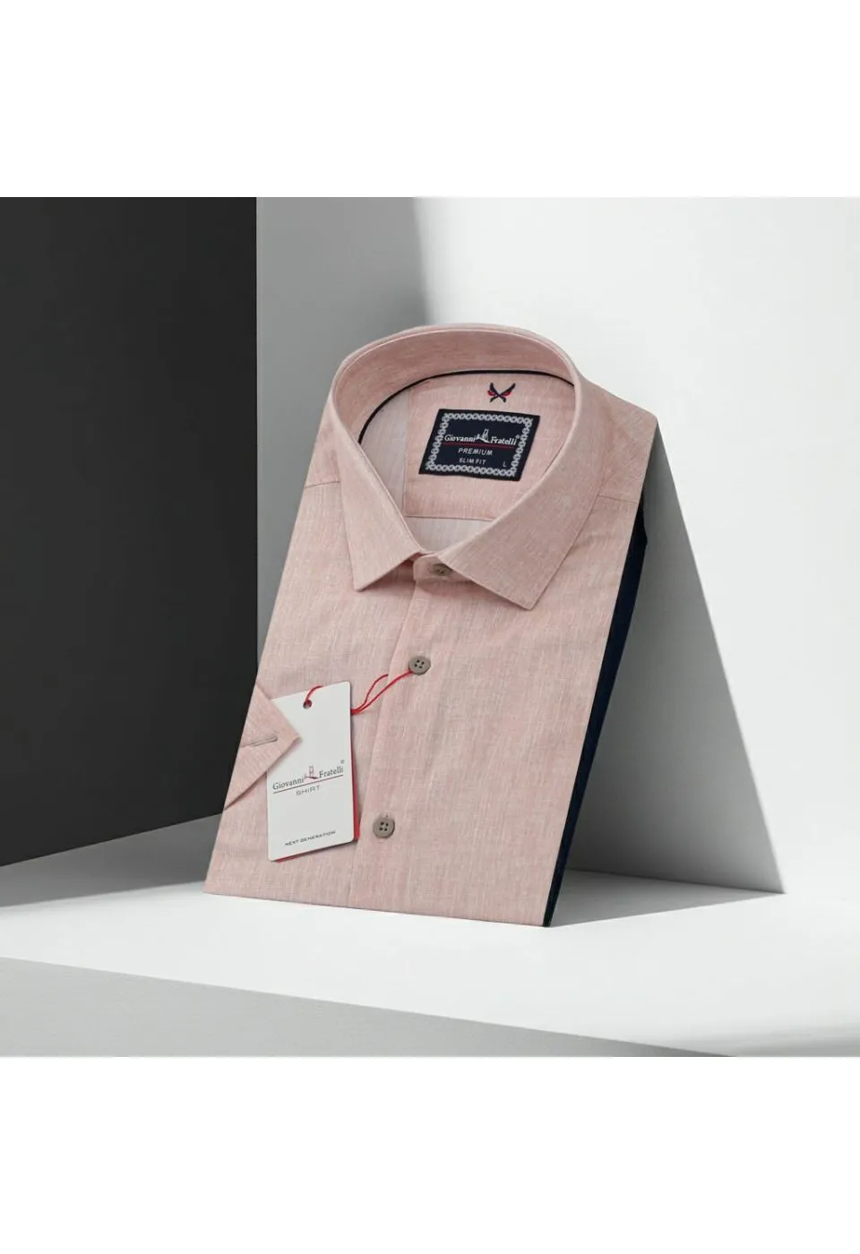 Slim Fit Kısa Kol Desenli Erkek Gömlek 3GMK311195011 - Giovanni Fratelli