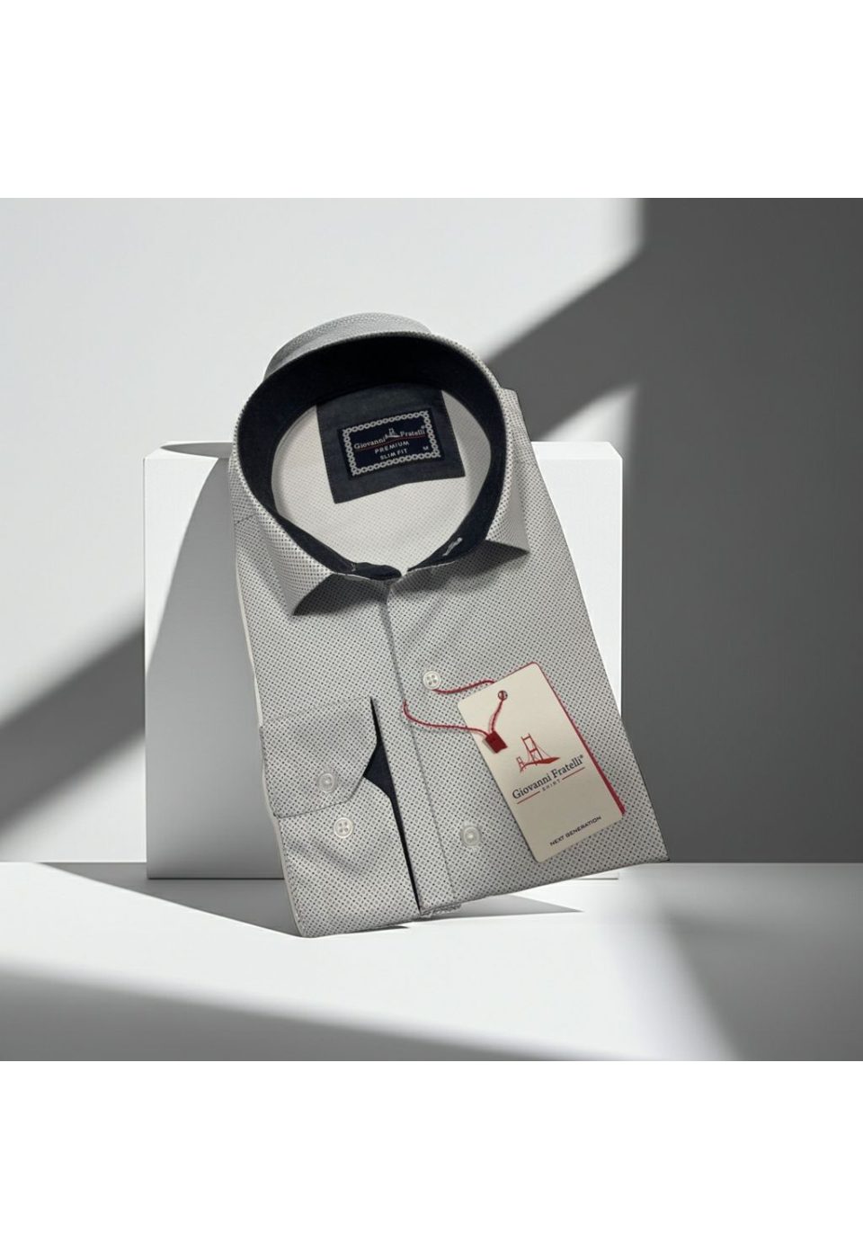Slim Fit Kısa Kol Dijital Baskılı Desenli Erkek Gömlek 3GMK311197001 - Giovanni Fratelli