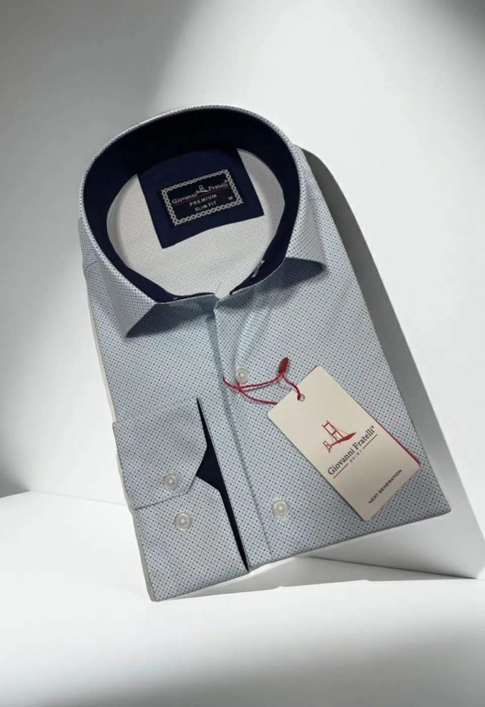 Slim Fit Uzun Kol Dijital Baskılı Desenli Erkek Gömlek 3GMK321197011