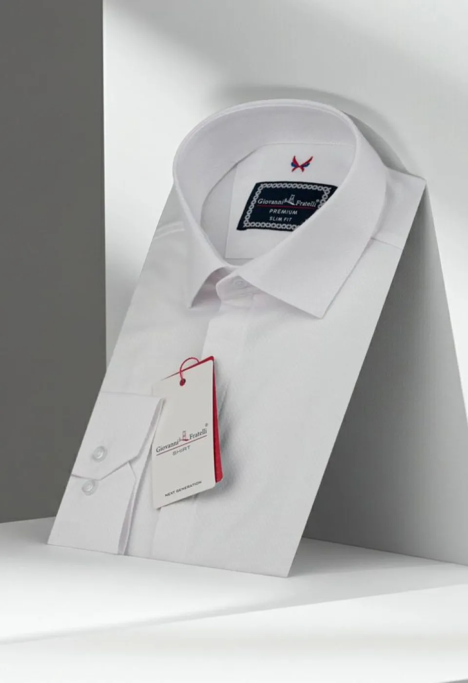 Slim Fit Uzun Kol Desenli Armürlü Jakar Erkek Gömlek 3GMK321199001 - Giovanni Fratelli