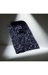 Slim Fit Uzun Kol Desenli Erkek Gömlek 3GMK311200005