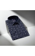 Slim Fit Uzun Kol Desenli Erkek Gömlek 3GMK311200010