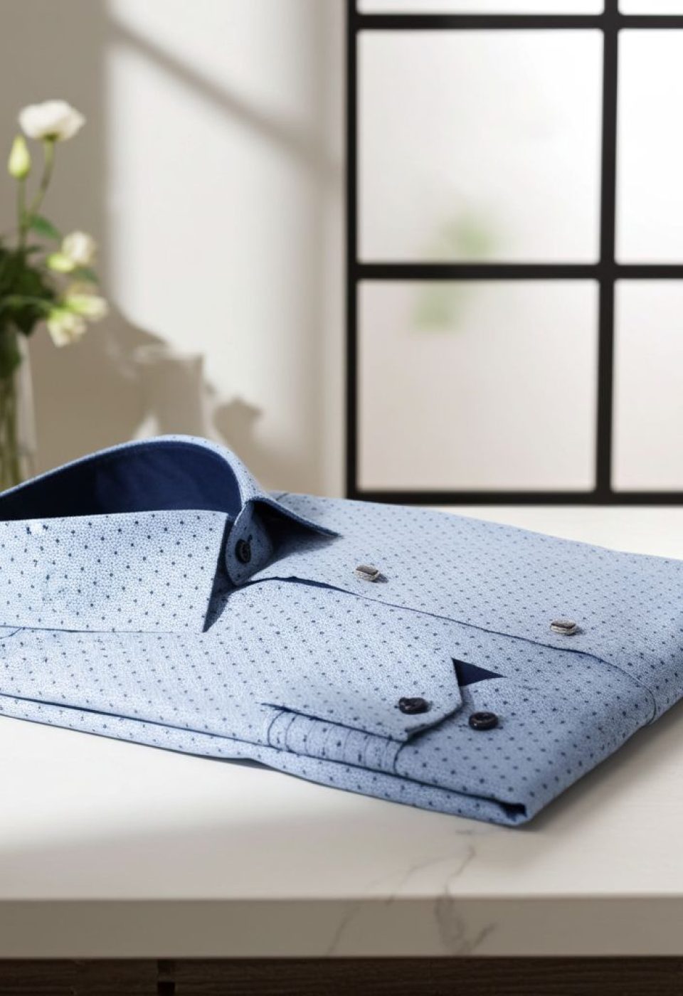 1204 CR 002 Slim Fit Uzun Kol Desenli Erkek Gömlek 3GMK331204002 - Giovanni Fratelli