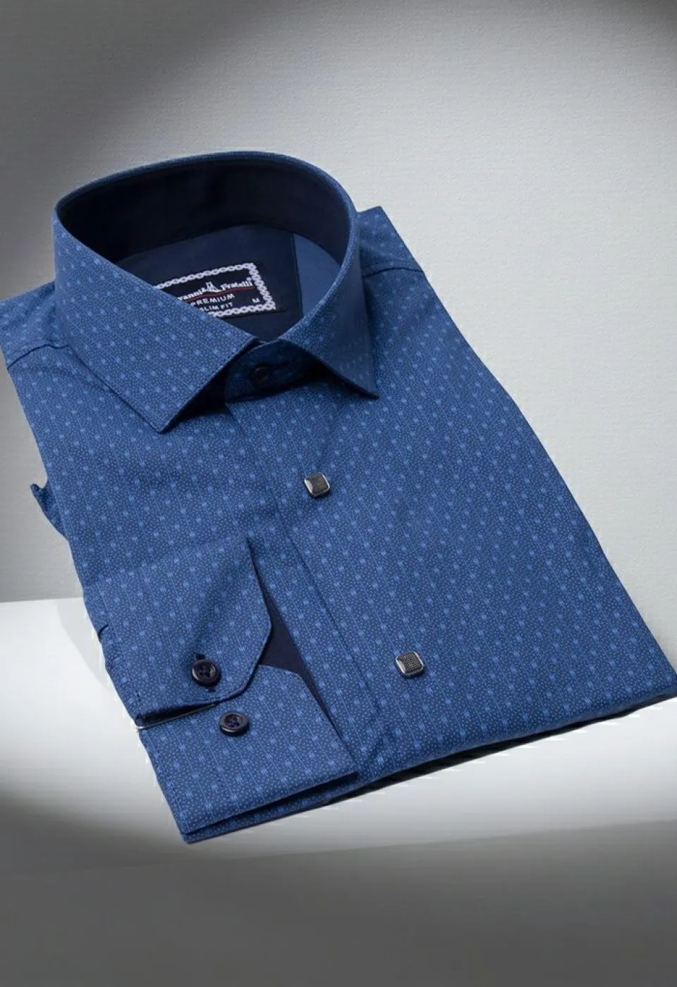 Slim Fit Uzun Kol Desenli Erkek Gömlek 3GMK331204013 Slim Fit Uzun Kol Desenli Erkek Gömlek 3GMK331204013