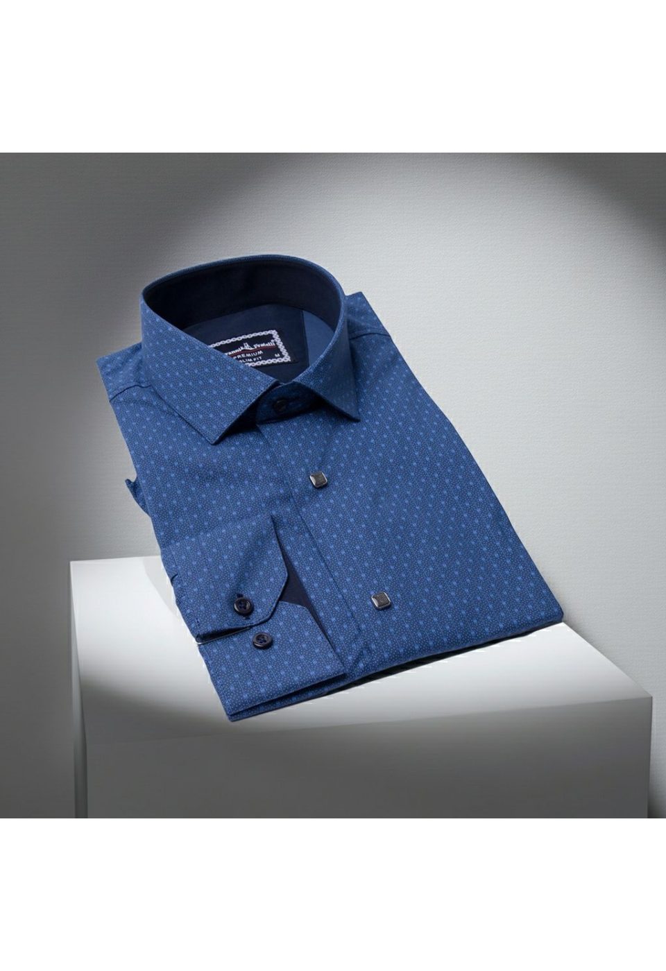 Slim Fit Uzun Kol Desenli Erkek Gömlek 3GMK331204013 - Giovanni Fratelli