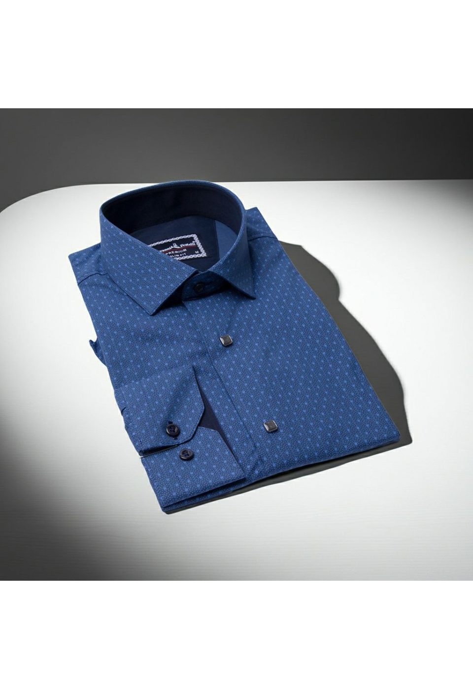 Slim Fit Uzun Kol Desenli Erkek Gömlek 3GMK331204013 - Giovanni Fratelli